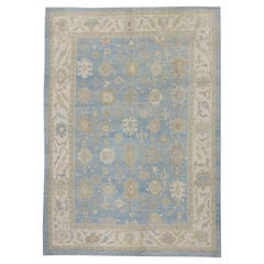 Oushak Rug Oriental Hand Knotted Turkish Oushak 10'7" x 14'8" #6580