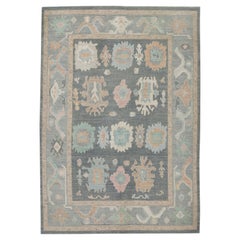 Oushak Rug Oriental Hand Knotted Turkish Oushak 9'11" x 14'2" #6723