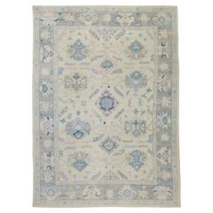 Tappeto Oushak Orientale annodato a mano Turco Oushak 9'6" x 13'1" #2058