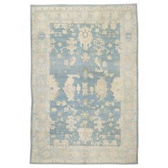 Tappeto Oushak Orientale annodato a mano Turco Oushak 10'2" x 14'10" #7383
