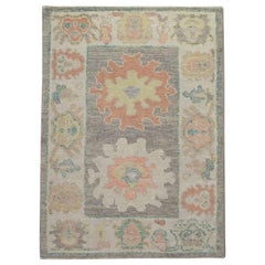 Oushak-Teppich Orientalischer handgeknüpfter türkischer Oushak 2'5" x 3'4" #6093