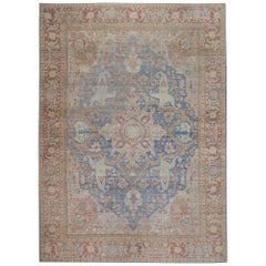 Tappeto Oushak Tappeto orientale annodato a mano turco dall'aspetto antico Oushak 10'3" x 14' #5976