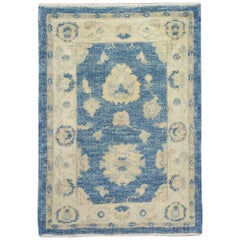 Oushak Rug Oriental Hand Knotted Turkish Oushak 2'3" x 3'2" #5397