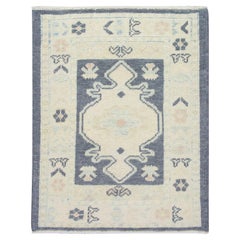 Oushak Rug Oriental Hand Knotted Turkish Oushak 2'4" x 2'10" #5395