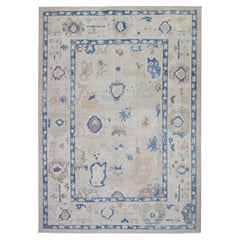 Oushak Rug Oriental Hand Knotted Turkish Oushak 10'4" x 13'9" #5596