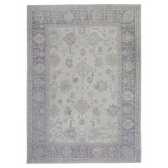 Oushak Rug Oriental Hand Knotted Turkish Oushak 10' x 14' #6090