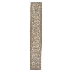 Tappeto Oushak Tappeto orientale annodato a mano Oushak turco 2'4" x 14' #6602