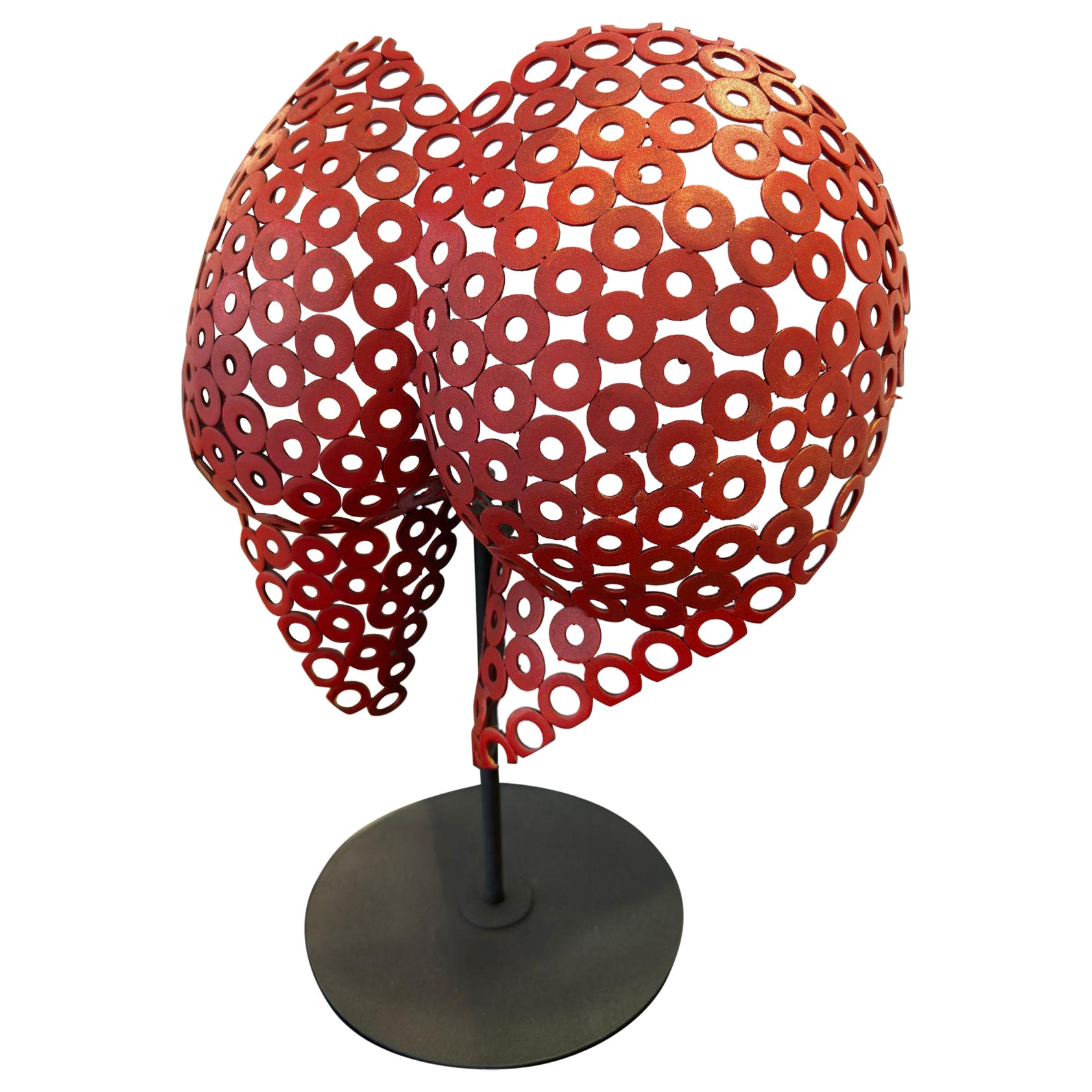 Magnífica Escultura Española "Corazón" Siglo XX
