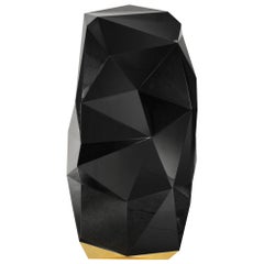 Coffre-fort de luxe Diamond Black - Bois Craft et laiton poli - Boca Do Lobo