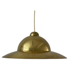 Mid-century Modern Heavy Brass Pendant Lamp, 1960s, Italy