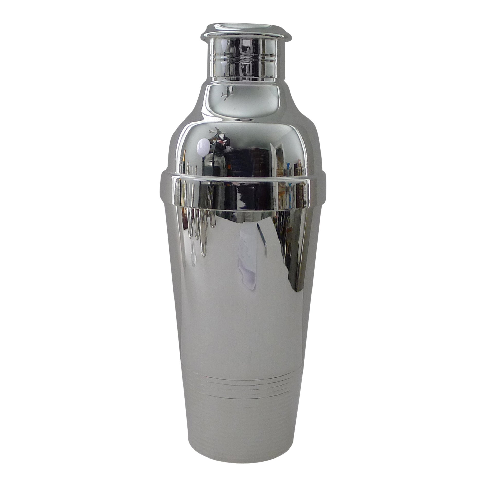 Luc Lanel For Christofle - Ondulations Cocktail Shaker c.1935