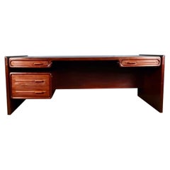 Vintage Danish Mid Century Dyrlund Rosewood Executive Partners Desk Svend Dyrlund