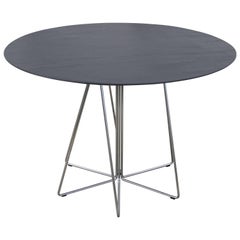 Slate PaperClip Cafe Table by Lella and Massimo Vignelli for Knoll