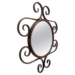 Antique Bentwood Mirror by Thonet, 1900s