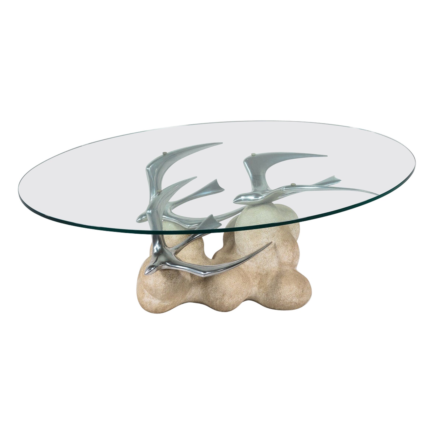 Mid-Century Modern Bird Couchtisch, Italien, 1970er Jahre