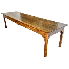 Used 3 meter long Chestnut Farmhouse table 