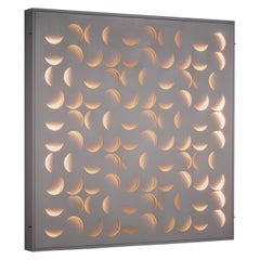 Giacomo Benevelli 'Arabesco' Pannello luminoso scultoreo, Italia 1967