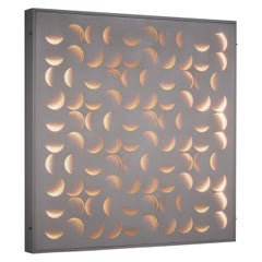 Used Giacomo Benevelli 'Arabesco' Sculptural light panel, Italy 1967