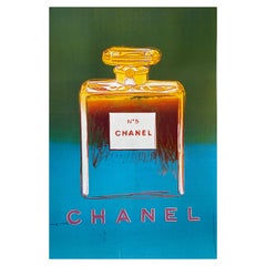 Original Retro Fashion Poster, 'Chanel' by Andy Warhol, 1997