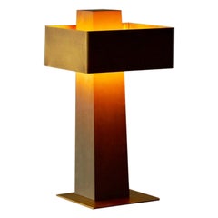 Clément Cauvet 'IOTA' Table Lamp in Concrete and Steel for DCW éditions Paris