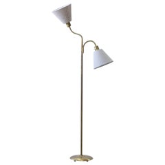 Swedish modern floor lamp 32574 by Bertil Frisborg for Nordiska Kompaniet, 1940s