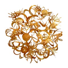 Sun Golden 108 No 2, a powder coated aluminium artwork by Tsai & Yoshikawa