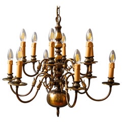 Two-story Dutch chandelier with fish