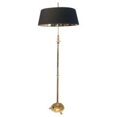 Vintage Neoclassical Style Brass Floor Lamp in the Style of Maison Jansen