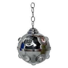 Lampe à suspension vintage de l'ère spatiale par Oscar Torlasco