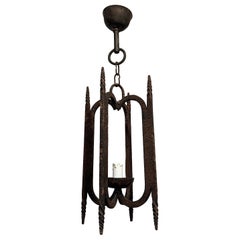 Vintage Wrought Iron Lantern