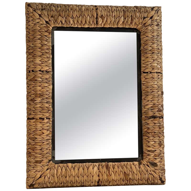 Rupert Bevan Rectangular Scallop Mirror - Large For Sale at 1stDibs