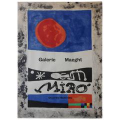 Mid-Century Galerie Maeght Miro Screenprint