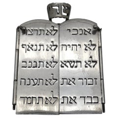 A Silver Mezuzah Case by William B. Meyers, Newark, New Jersey Circa 1950