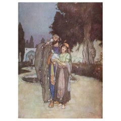 Original Vintage Print by Edmund Dulac, 1920.