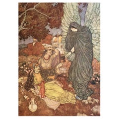 Stampa originale d'epoca di Edmund Dulac, 1920.