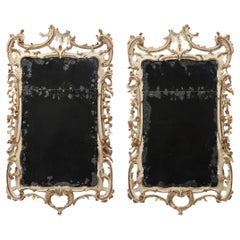 Used Pair of Gilded Rococo Wall Mirrors, c. 1745-55