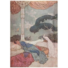 Original Vintage Print by Edmund Dulac, 1920.