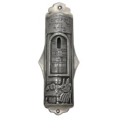 A Silver Mezuzah Case by Oded, Israel late 20th Century