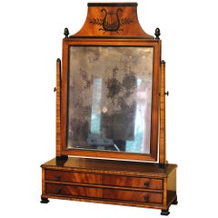 Late 19th Century Biedermeier Revival Shaving Mirror