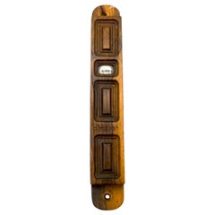 Antique A  Large Olivewood Mezuzah Case, Jerusalem Circa 1900