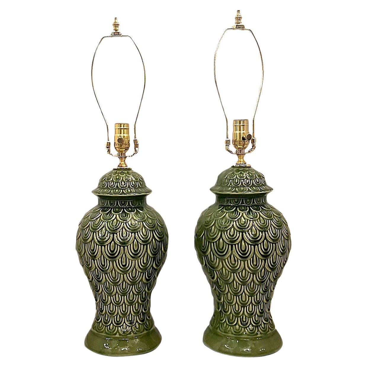What are green lamps called?
