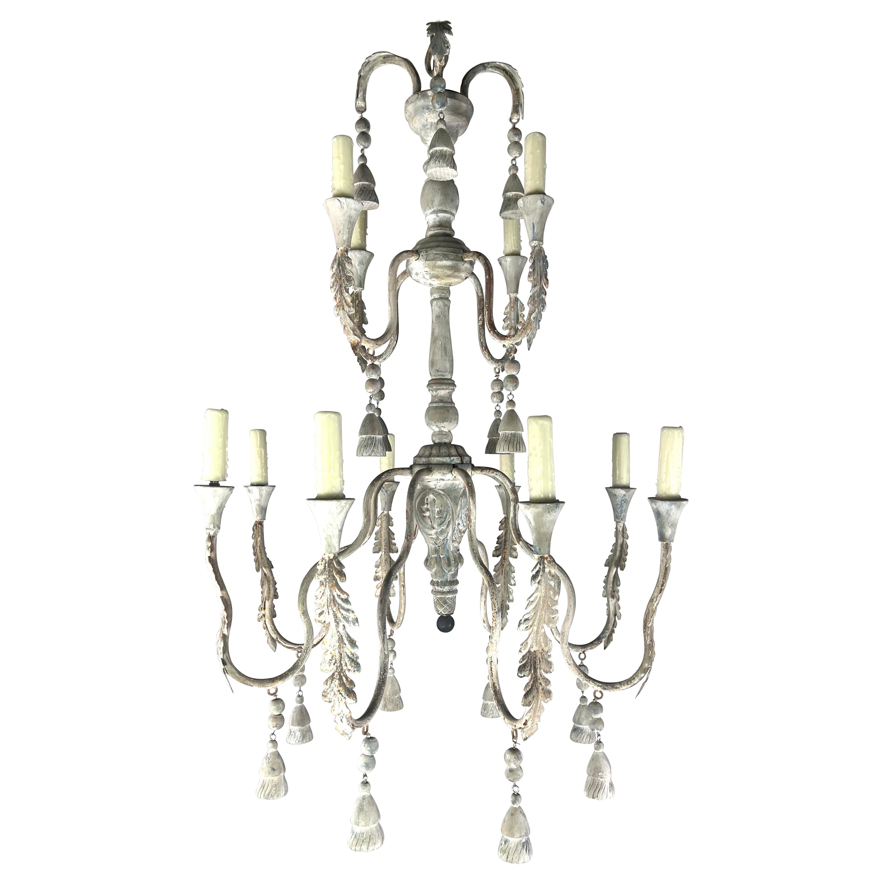 Descanso 12-Light Tuscan Style Two-Tier Chandelier by Miamar Home