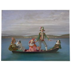 Retro Jesters Adrift by Claude Harrison from the collection of Ann & Gordon Getty