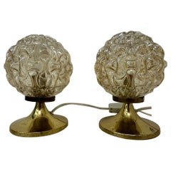 Vintage Set of 2 Helena Tynell bubble table lamp , 1970s