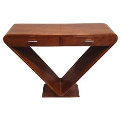 Superbe table console de qualité dans le style Art déco