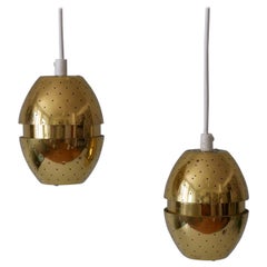 Set of Two 'Egg' Pendant Lamps by Hans-Agne Jakobsson for AB Markaryd, Sweden
