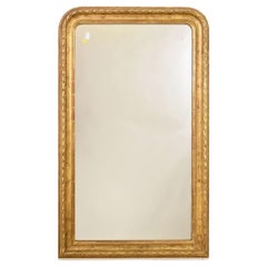 Specchiera Antica, Luigi Filippo, Dorata In Foglia Oro Zecchino, XIX secolo.