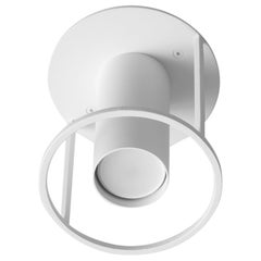 Archi Round Single White Ceiling Lamp by +kouple