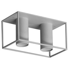 Lámpara de techo Archi Square Twins Gris by +kouple
