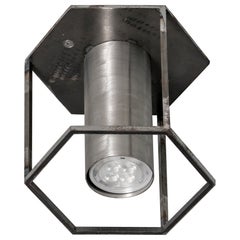 Lámpara de techo Archi Hex de acero bruto by +kouple